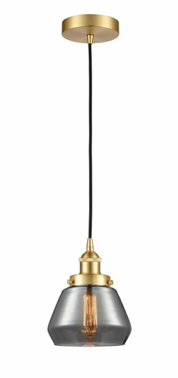 Edison One Light Mini Pendant in Satin Gold (405|6161PHSGG173)