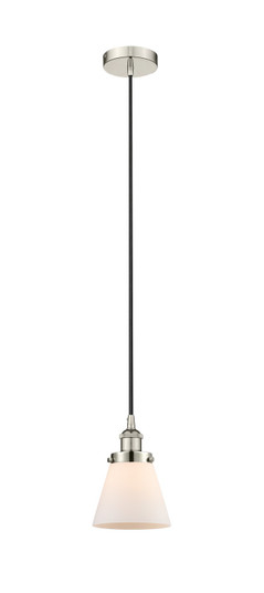 Edison One Light Mini Pendant in Polished Nickel (405|6161PHPNG61)