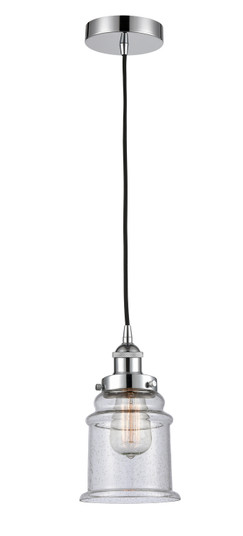 Edison One Light Mini Pendant in Polished Chrome (405|6161PHPCG184)
