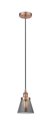 Edison One Light Mini Pendant in Antique Copper (405|6161PHACG63)