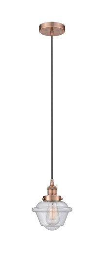 Edison One Light Mini Pendant in Antique Copper (405|6161PHACG534)