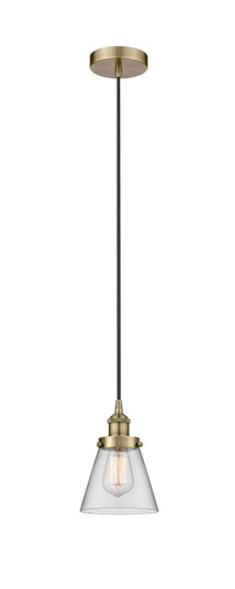 Edison One Light Mini Pendant in Antique Brass (405|6161PHABG62)