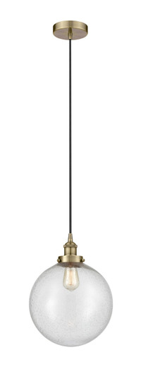 Edison One Light Mini Pendant in Antique Brass (405|6161PHABG20412)