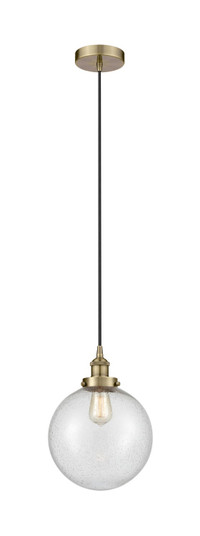 Edison One Light Mini Pendant in Antique Brass (405|6161PHABG20410)