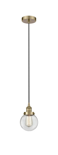 Edison One Light Mini Pendant in Antique Brass (405|6161PHABG2026)