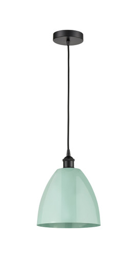 Edison One Light Mini Pendant in Matte Black (405|6161PBKMBD9SF)