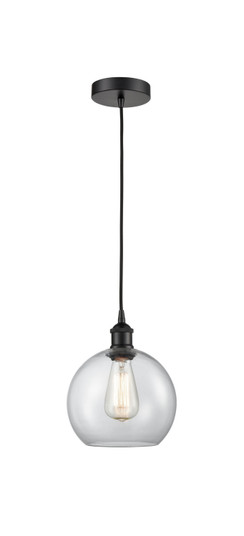 Edison One Light Mini Pendant in Matte Black (405|6161PBKG1228)