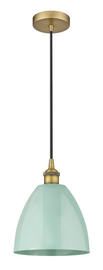 Edison One Light Mini Pendant in Brushed Brass (405|6161PBBMBD9SF) Edison One Light Mini Pendant in Brushed Brass (405|6161PBBMBD9SF)