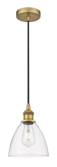 Edison One Light Mini Pendant in Brushed Brass (405|6161PBBGBD752)