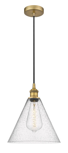 Edison One Light Mini Pendant in Brushed Brass (405|6161PBBGBC124)
