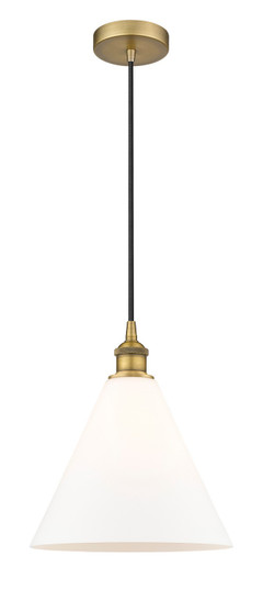 Edison One Light Mini Pendant in Brushed Brass (405|6161PBBGBC121)