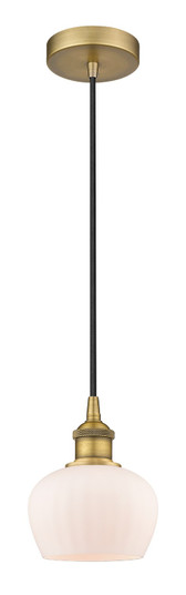 Edison One Light Mini Pendant in Brushed Brass (405|6161PBBG91)