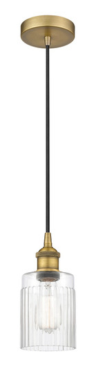 Edison One Light Mini Pendant in Brushed Brass (405|6161PBBG342)