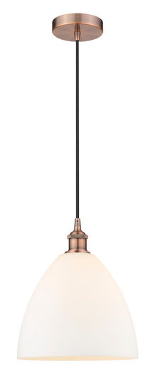 Edison One Light Mini Pendant in Antique Copper (405|6161PACGBD121)