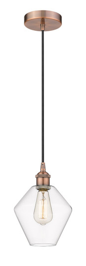 Edison One Light Mini Pendant in Antique Copper (405|6161PACG6528)