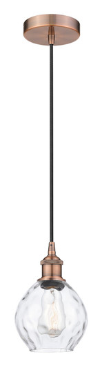 Edison One Light Mini Pendant in Antique Copper (405|6161PACG362)