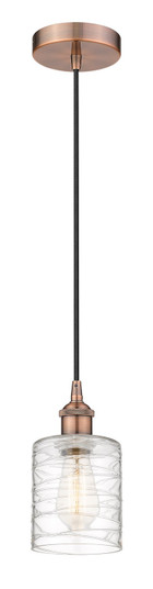 Edison One Light Mini Pendant in Antique Copper (405|6161PACG1113)