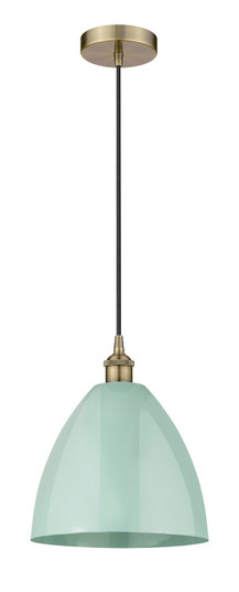 Edison One Light Mini Pendant in Antique Brass (405|6161PABMBD12SF)