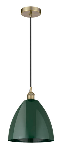 Edison One Light Mini Pendant in Antique Brass (405|6161PABMBD12GR)