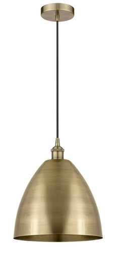 Edison LED Mini Pendant in Antique Brass (405|6161PABMBD12ABLED)