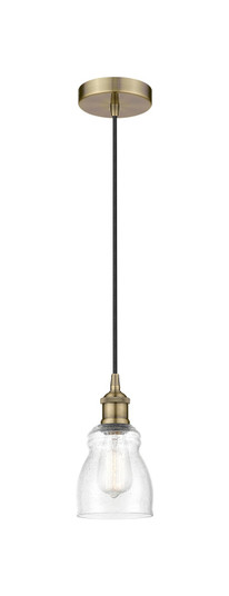 Edison One Light Mini Pendant in Antique Brass (405|6161PABG394)