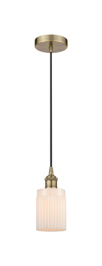 Edison One Light Mini Pendant in Antique Brass (405|6161PABG341)