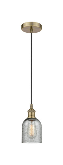 Edison One Light Mini Pendant in Antique Brass (405|6161PABG257)