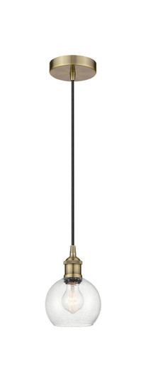 Edison One Light Mini Pendant in Antique Brass (405|6161PABG1246)