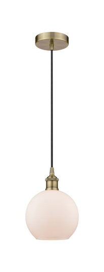 Edison One Light Mini Pendant in Antique Brass (405|6161PABG1218)