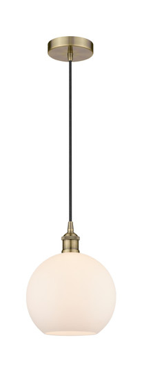 Edison One Light Mini Pendant in Antique Brass (405|6161PABG12110) Edison One Light Mini Pendant in Antique Brass (405|6161PABG12110)