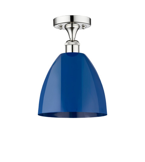 Edison One Light Semi-Flush Mount in Polished Chrome (405|6161FPCMBD9BL)