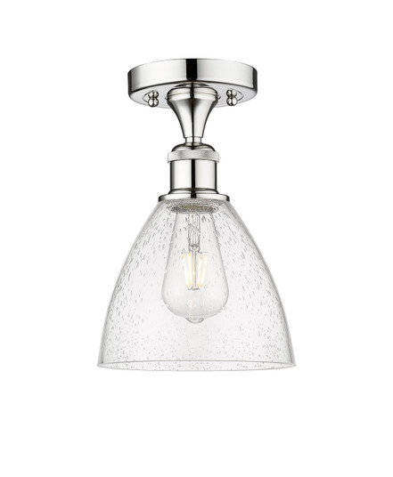 Edison One Light Semi-Flush Mount in Polished Chrome (405|6161FPCGBD754)