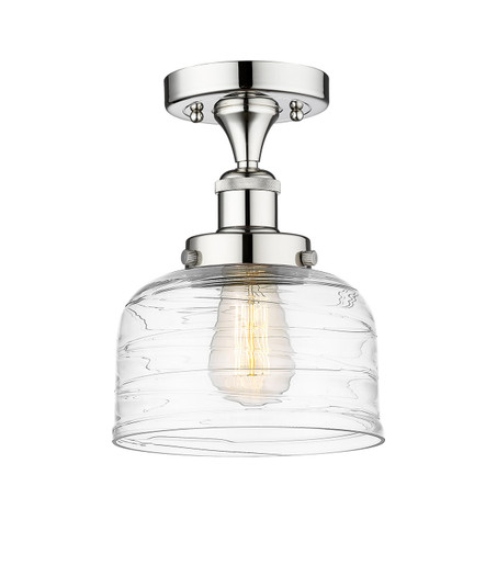 Edison One Light Semi-Flush Mount in Polished Chrome (405|6161FPCG713)