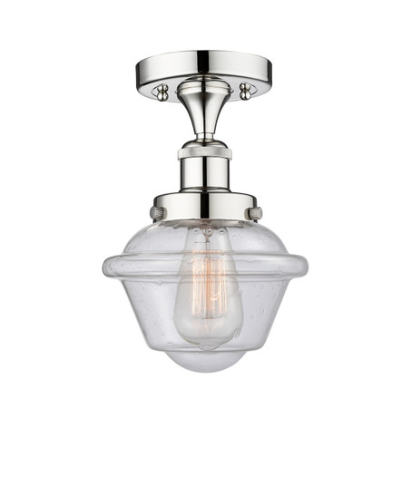 Edison One Light Semi-Flush Mount in Polished Chrome (405|6161FPCG534)