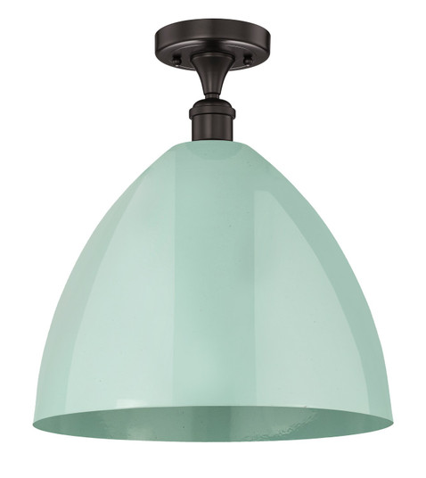 Edison One Light Semi-Flush Mount in Oil Rubbed Bronze (405|6161FOBMBD16SF)