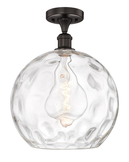 Edison One Light Semi-Flush Mount in Oil Rubbed Bronze (405|6161FOBG121514) Edison One Light Semi-Flush Mount in Oil Rubbed Bronze (405|6161FOBG121514)