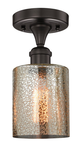 Edison One Light Semi-Flush Mount in Oil Rubbed Bronze (405|6161FOBG116)