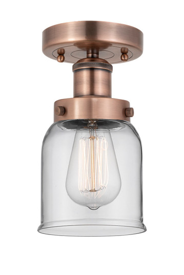 Edison One Light Semi-Flush Mount in Antique Copper (405|6161FACG52)