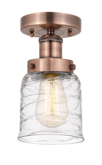 Edison One Light Semi-Flush Mount in Antique Copper (405|6161FACG513)