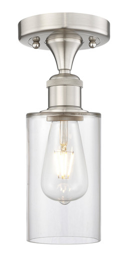 Edison One Light Semi-Flush Mount in Antique Brass (405|6161FABG802)