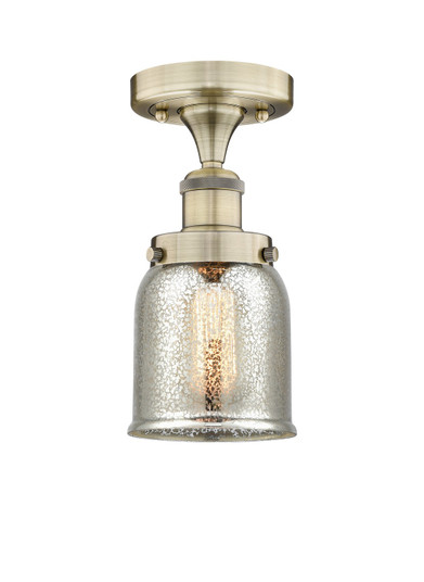 Edison One Light Semi-Flush Mount in Antique Brass (405|6161FABG58)