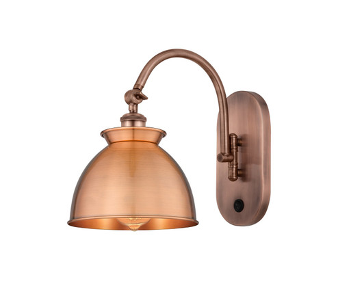 Ballston One Light Wall Sconce in Antique Copper (405|5181WACM14AC)