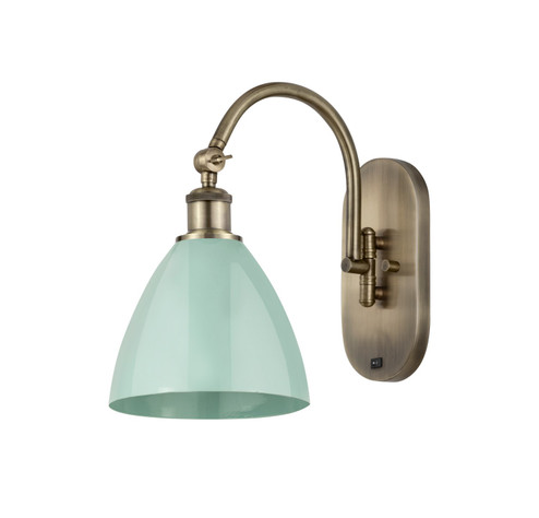 Ballston One Light Wall Sconce in Antique Brass (405|5181WABMBD75SF)