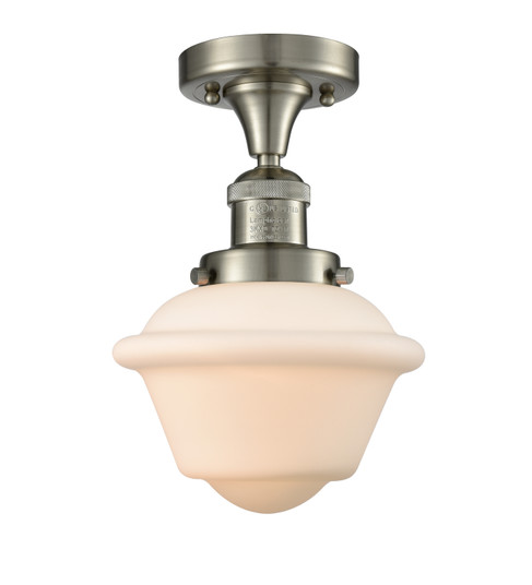 Franklin Restoration One Light Semi-Flush Mount in Brushed Satin Nickel (405|5171CHSNG531)