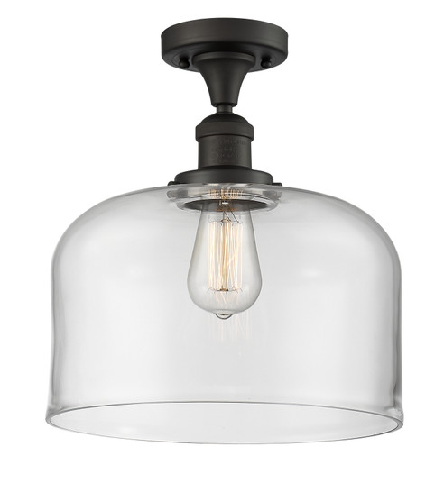 Franklin Restoration One Light Semi-Flush Mount in Oil Rubbed Bronze (405|5171CHOBG72L)