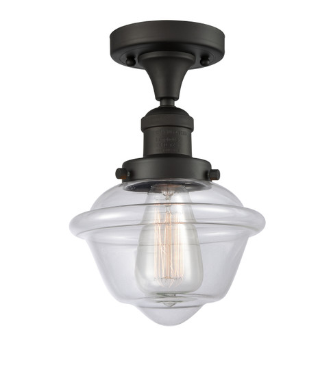 Franklin Restoration One Light Semi-Flush Mount in Oil Rubbed Bronze (405|5171CHOBG532)