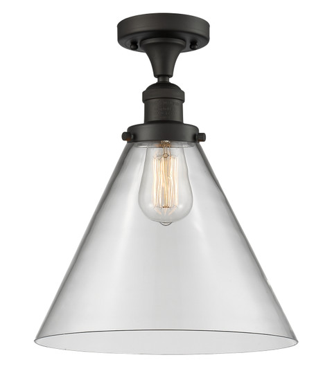 Franklin Restoration One Light Semi-Flush Mount in Oil Rubbed Bronze (405|5171CHOBG42L)