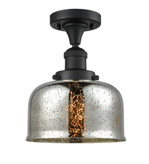 Franklin Restoration One Light Semi-Flush Mount in Matte Black (405|5171CHBKG78)