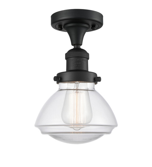 Franklin Restoration LED Semi-Flush Mount in Matte Black (405|5171CHBKG322LED)