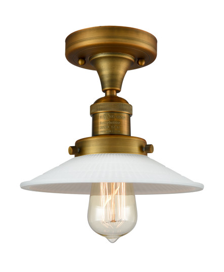 Franklin Restoration One Light Semi-Flush Mount in Brushed Brass (405|5171CHBBG1)